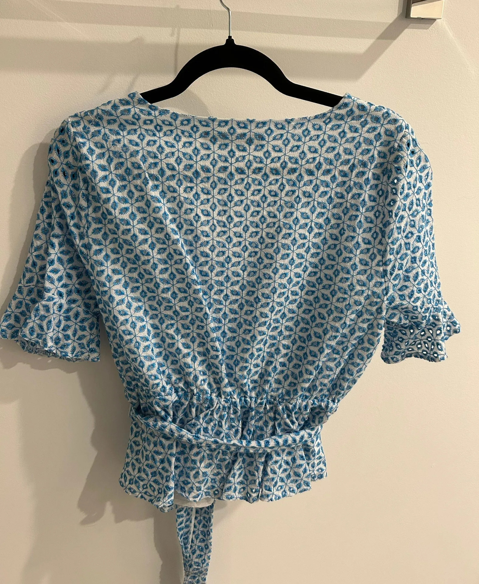 Eyelet Tie Top - Image 3