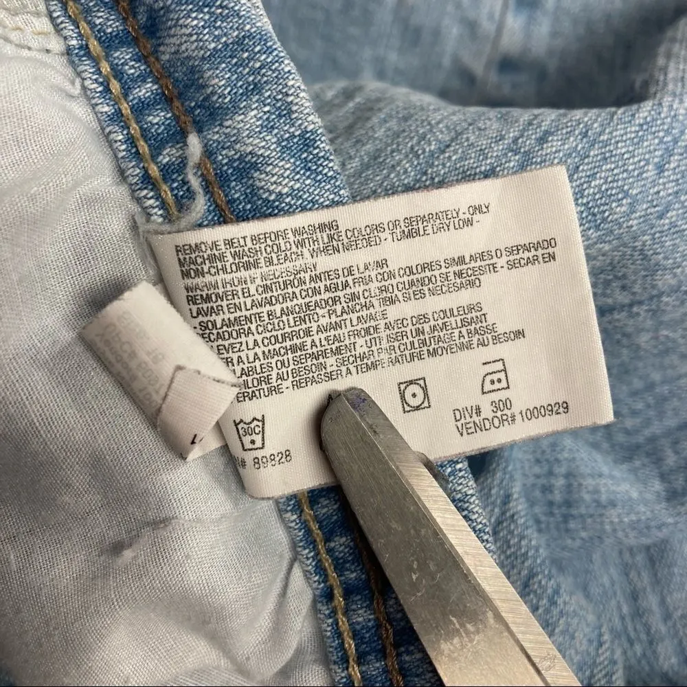 GLORIA VANDERBILT,‎ Women’s Bermuda Jean Shorts, Size 16, Blue - Image 12