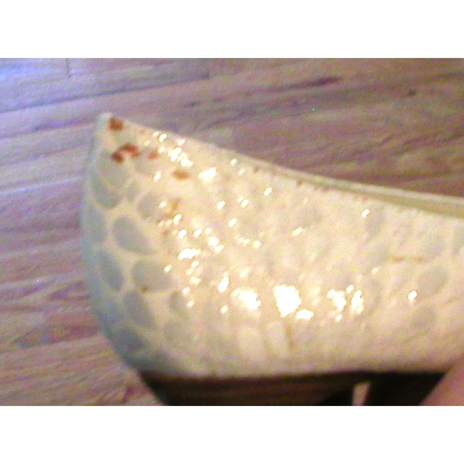 New Bettye Muller Womens 38.5 Designer Italy 8.5 Flats White Silver Rainrop Shoe - Image 11