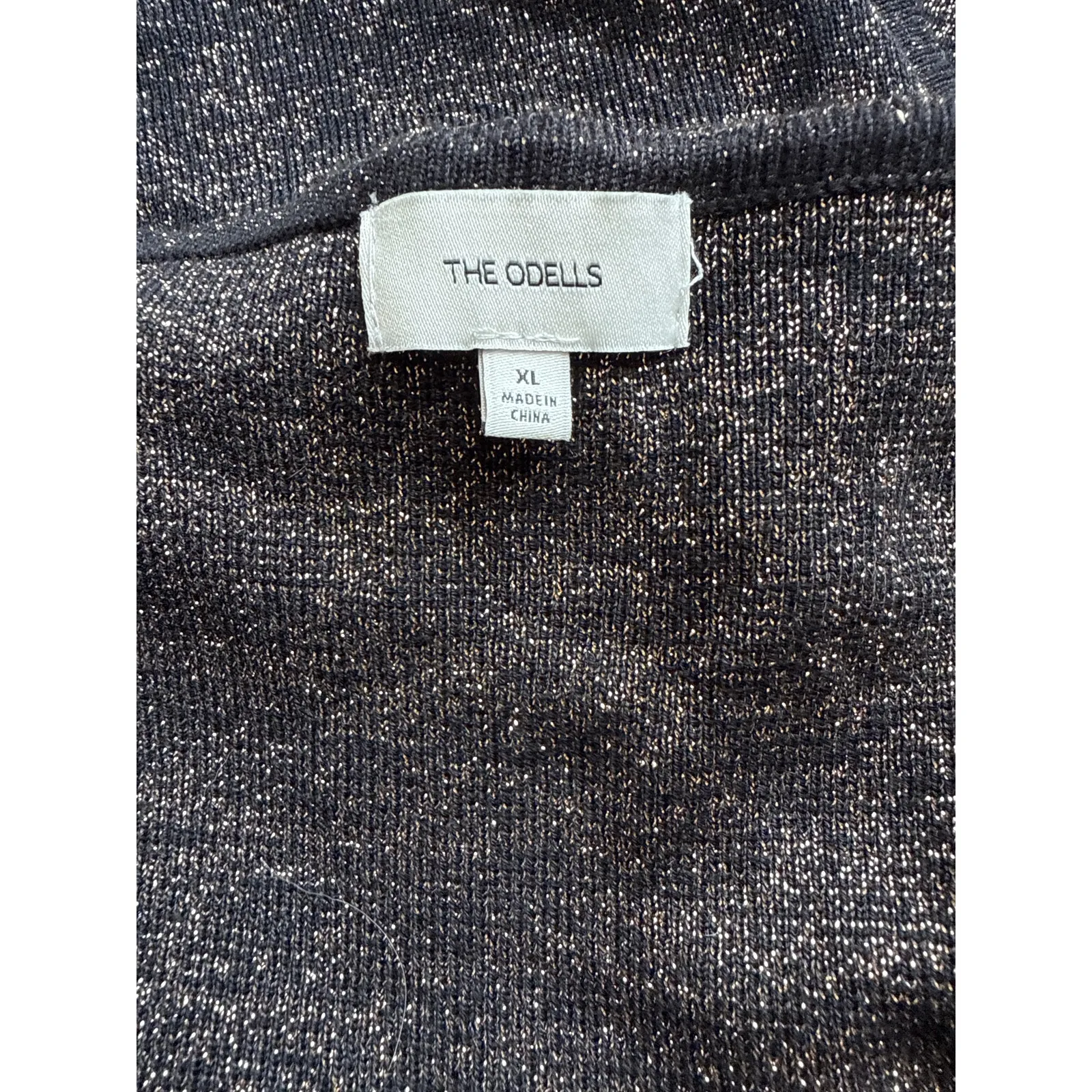 The Odells Black & Gold Metallic Tori Bodysuit Size XL X - Image 6