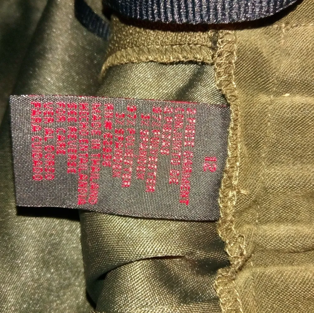 Grey Green Stretch Velvet Pants Sx 12 Brown - Image 2