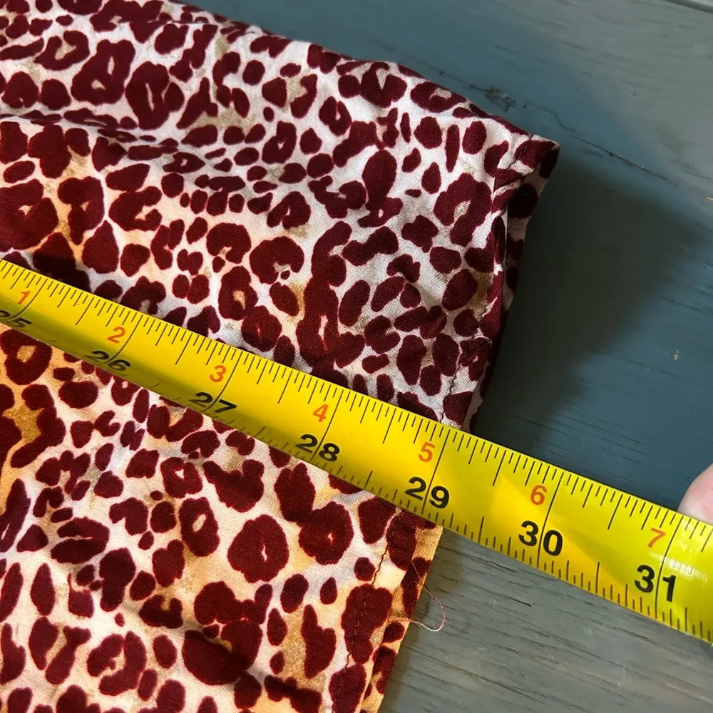 Urban Outfitters Eggie Red Leopard Print Victoria Mini Dress | Women’s Sz Medium - Image 10