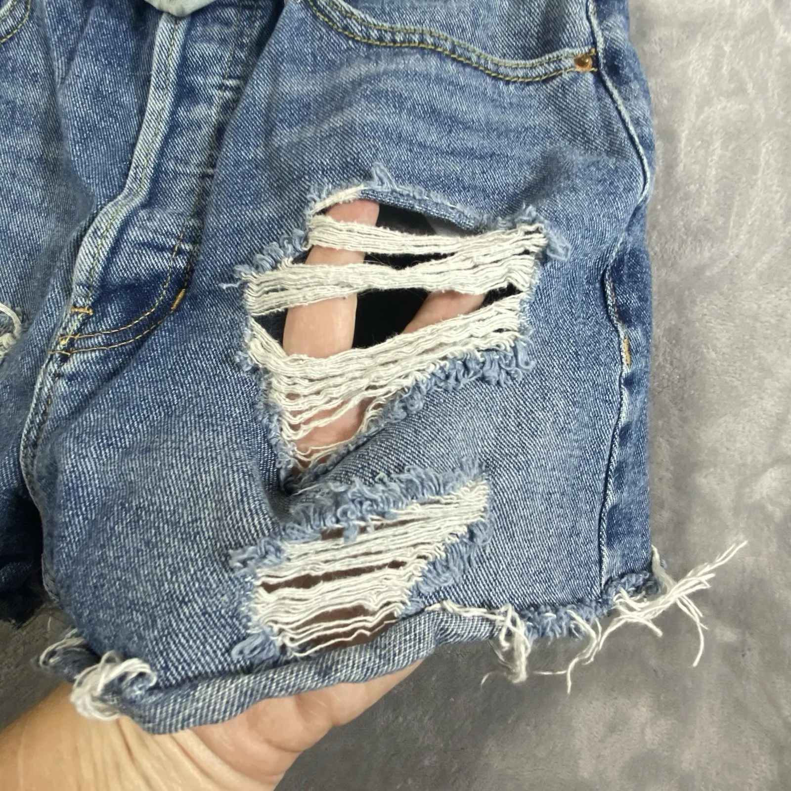 Pacsun‎ Mom Shorts & High Rise Vintage Cut Off Sz 26 Distressed Hipster 2 Pair - Image 12