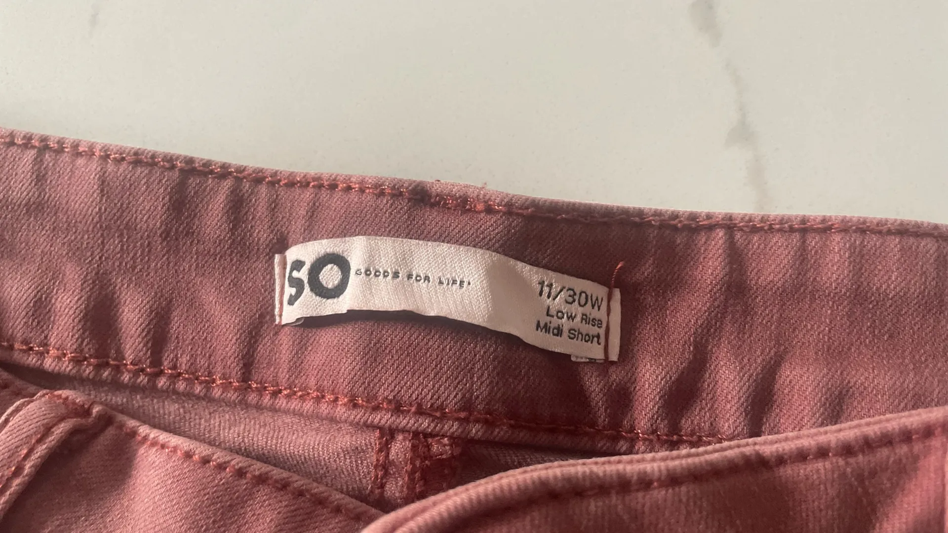 SO Jean Shorts Low-Rise - Image 3