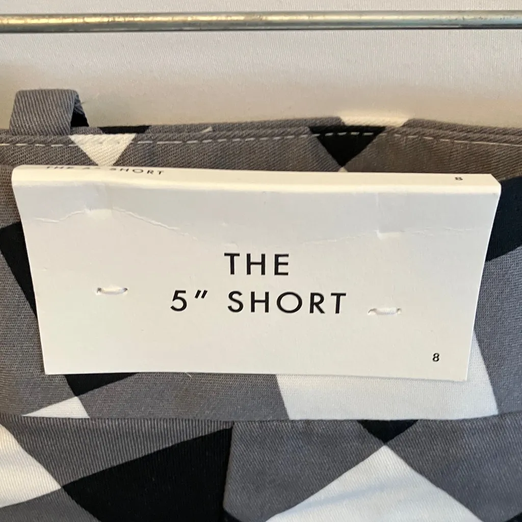 Ann Taylor Factory: NWT Black & White Checkered Shorts- 5”- 8 - Image 3