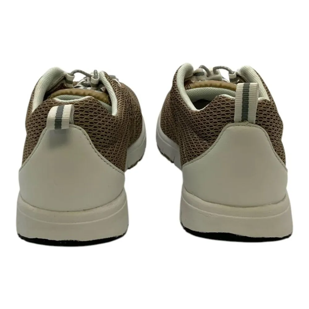 Propet TravelWalker II Walking Shoe Taupe Mesh US Women's 6 M(B) Brown - Image 6