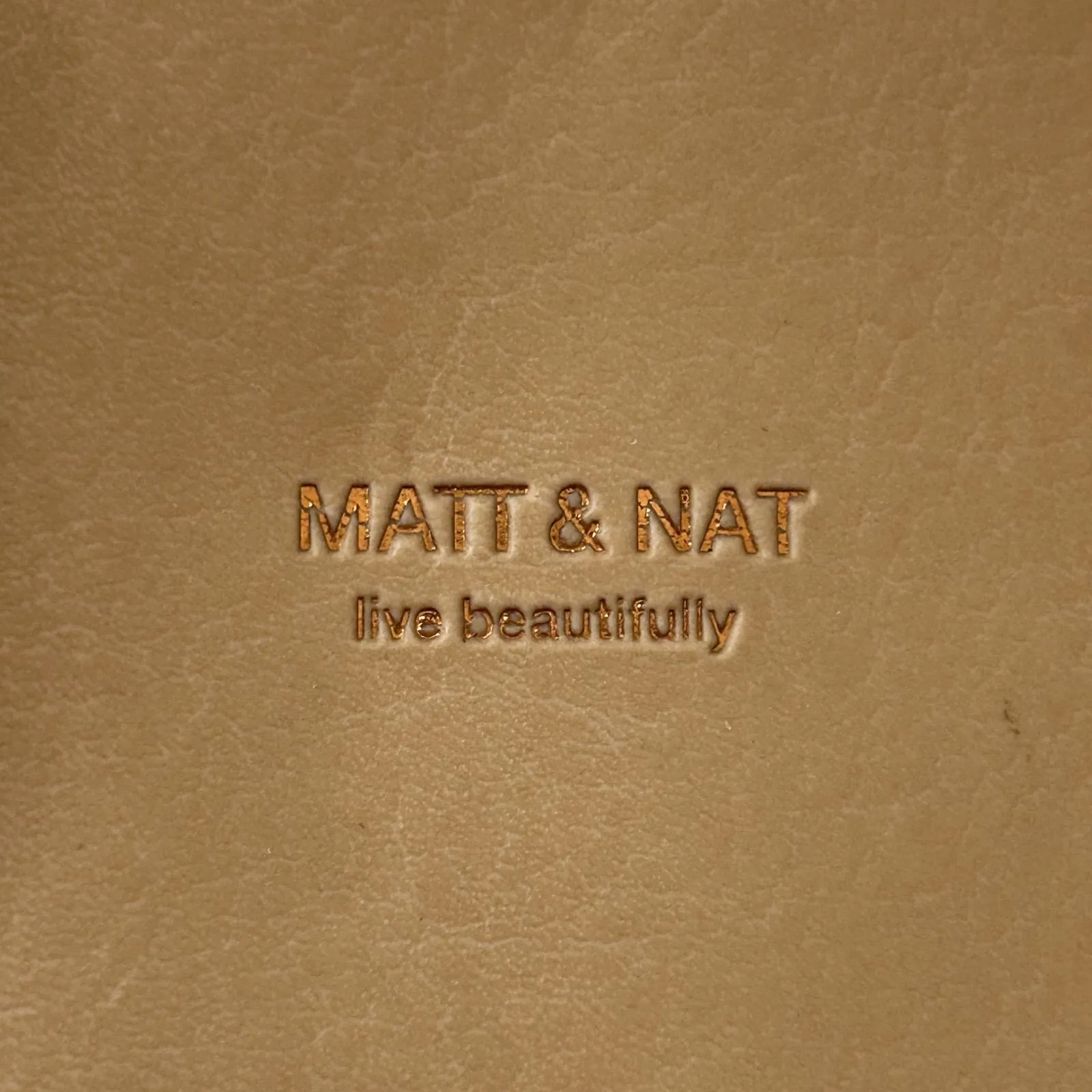 Matt & Nat Large Beige Almond Dome Convertible Crossbody Handbag READ Blue - Image 6