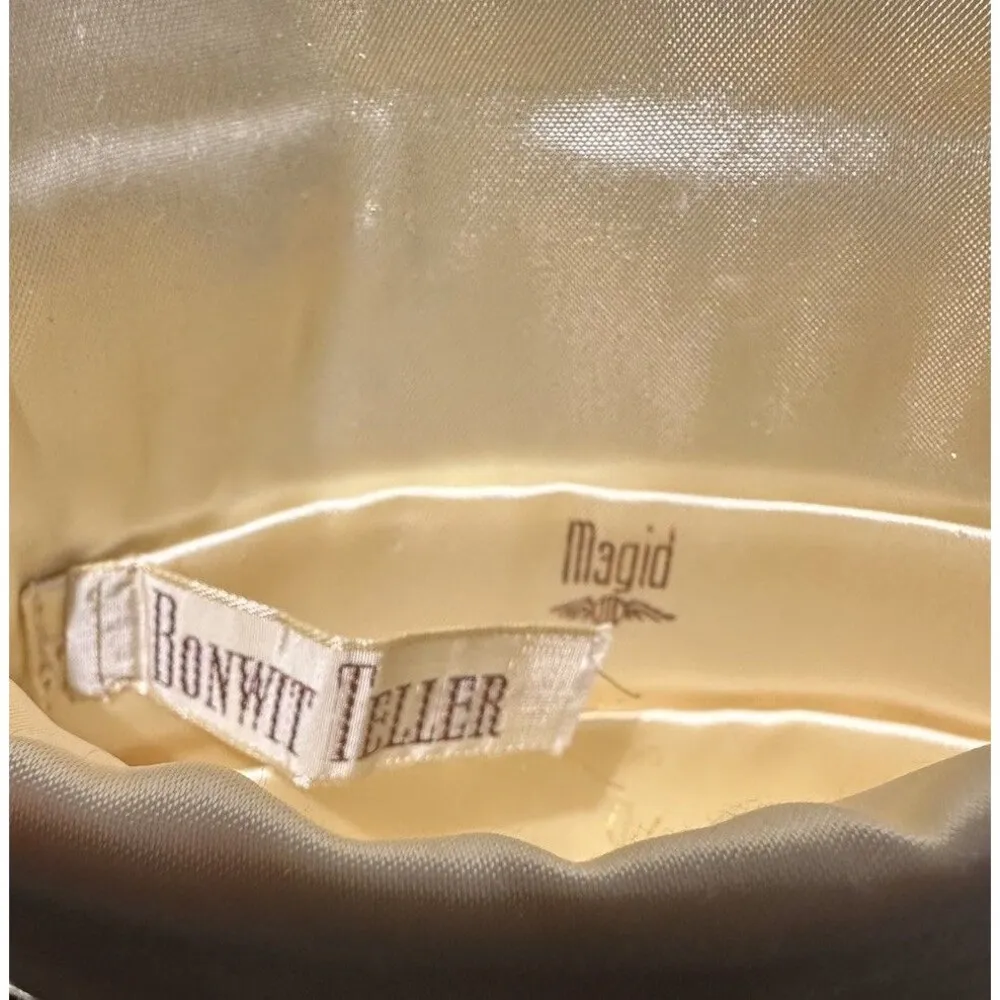 Vintage Bonwitt Teller Gold Clutch purse with magneticclasp - Image 7