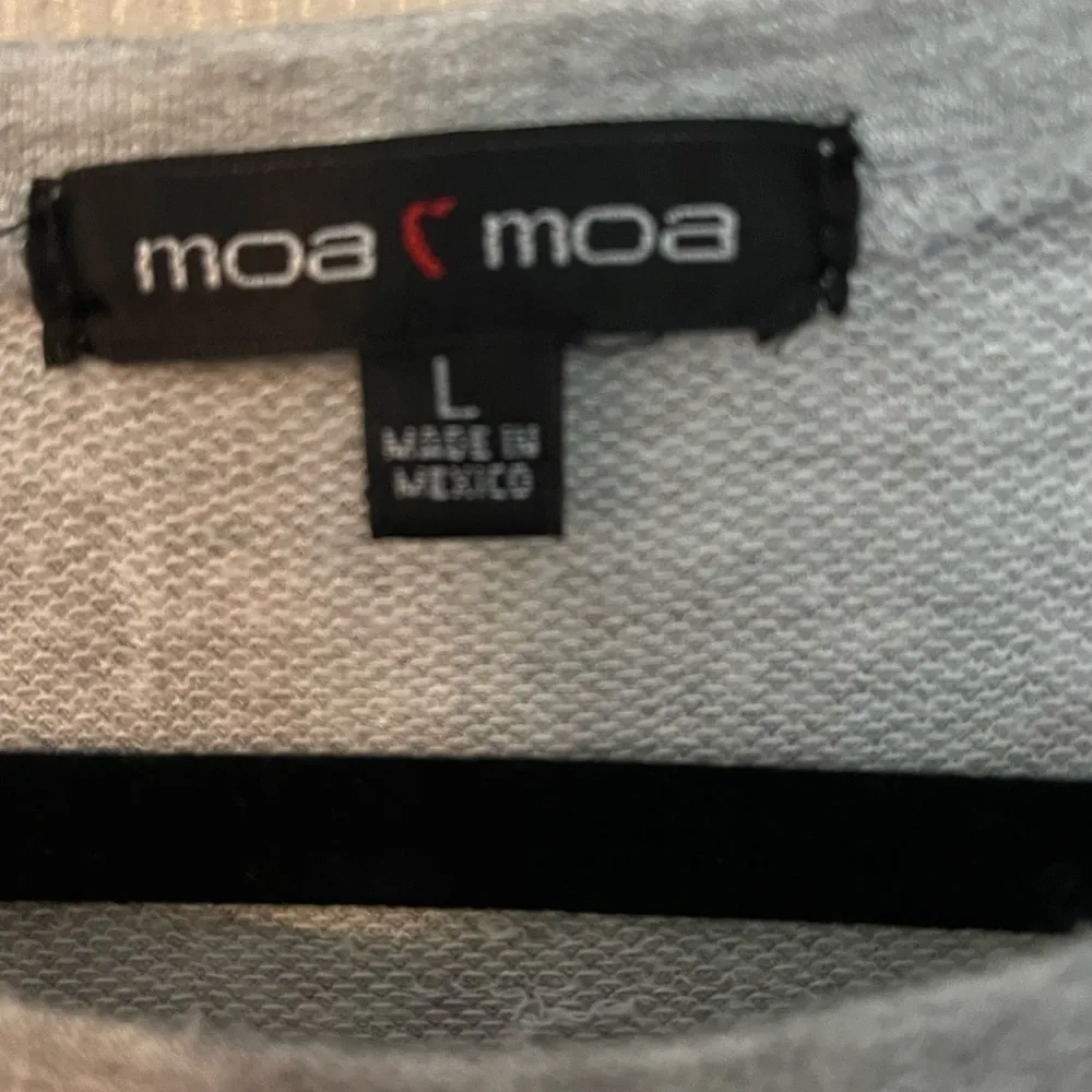 Moa Moa cropped top with drawstring hem - Image 2