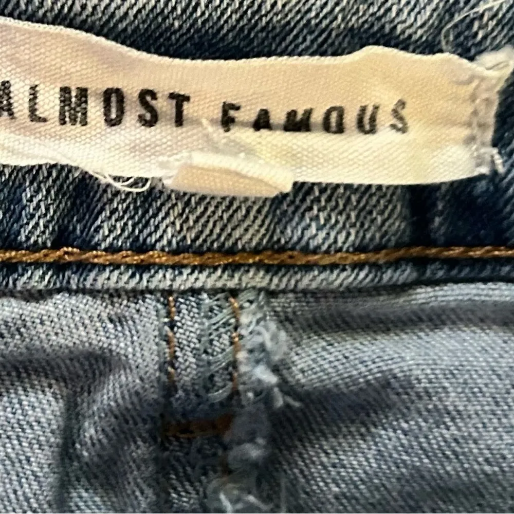 Jean shorts Almost Famous Blue Jean Shorts High-Waisted Distressed 7 - Image 4