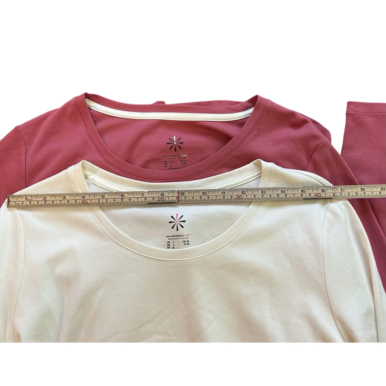 Crew Neck Top NWOT Lot of 2 Women's Essentials SZ L Isaac Mizrahi Live! - Image 7