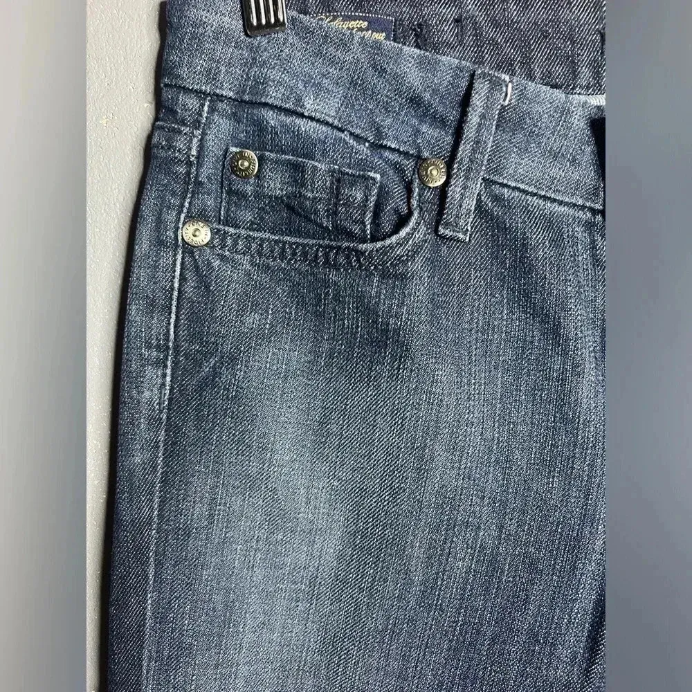 Fidelity LaFayette Mid Rise Boot Cut Jeans Sz 28 Blue - Image 2