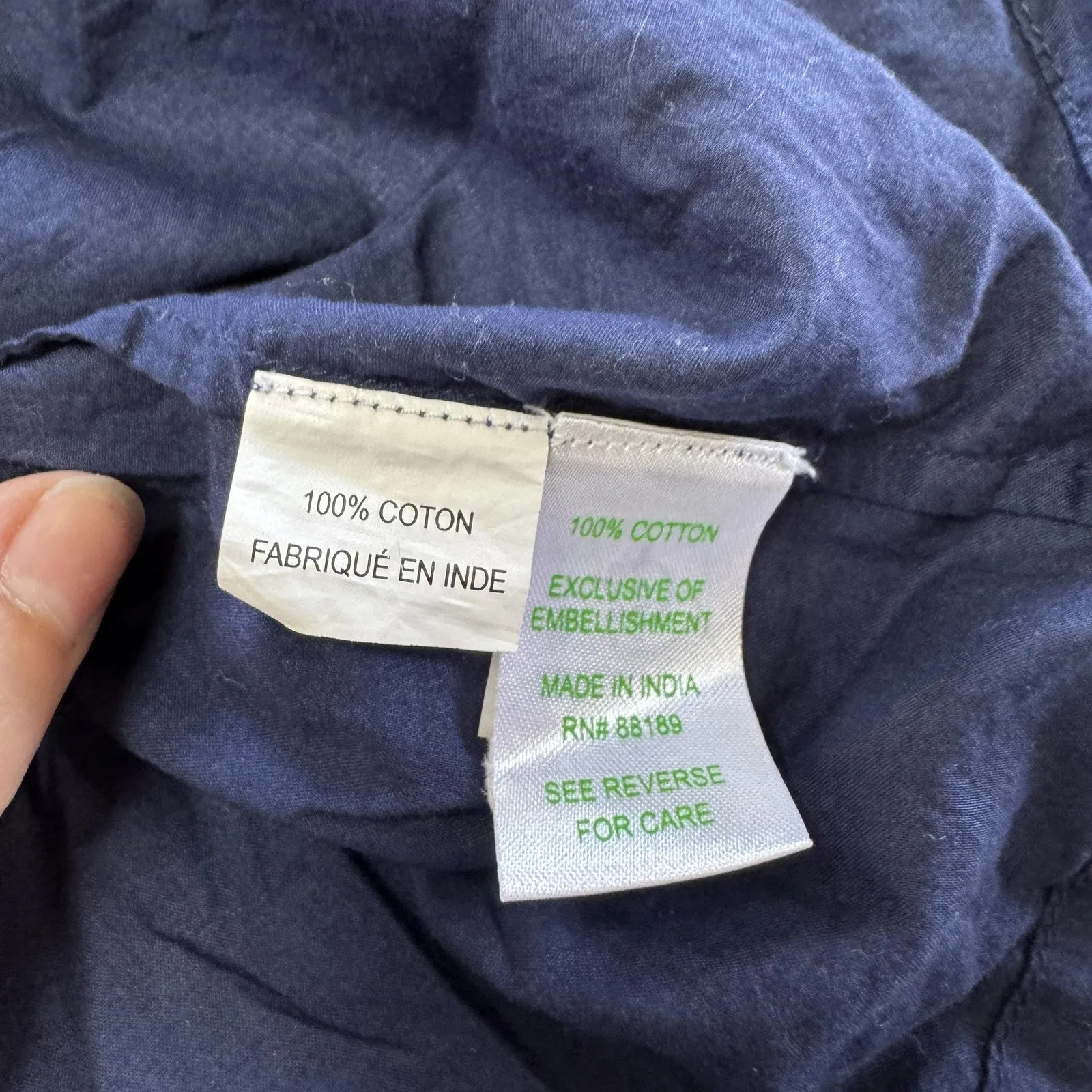 Lilly Pulitzer Tunic Womens Small‎ Navy Blue Sarasota Boho Long Sleeve Blouse - Image 5