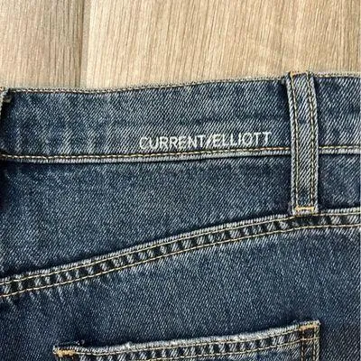 Current/Elliott Dark Blue Denim Pants - Image 7