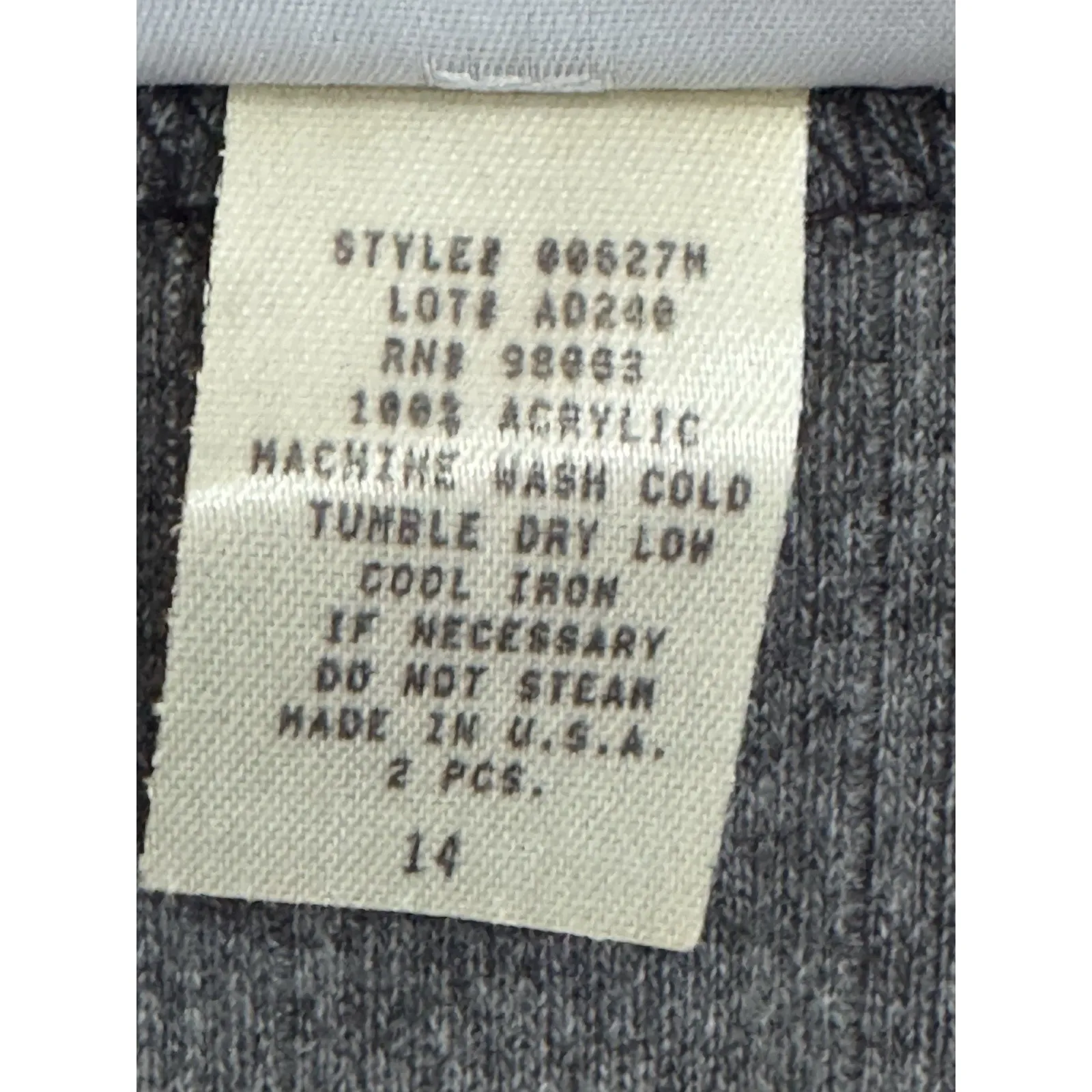 Alfred Dunner Size 14 Pullover Striped Shirt Top 2 In 1 Long Sleeve Career - Image 4