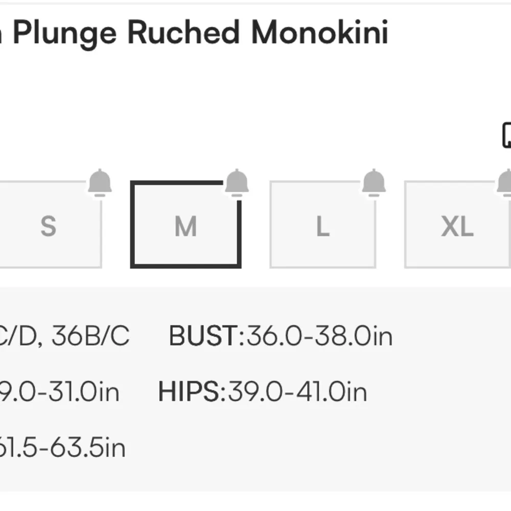 Cupshe Calm Sea Plunge Ruched Monokini One Piece Swimsuit Size Medium - Image 5