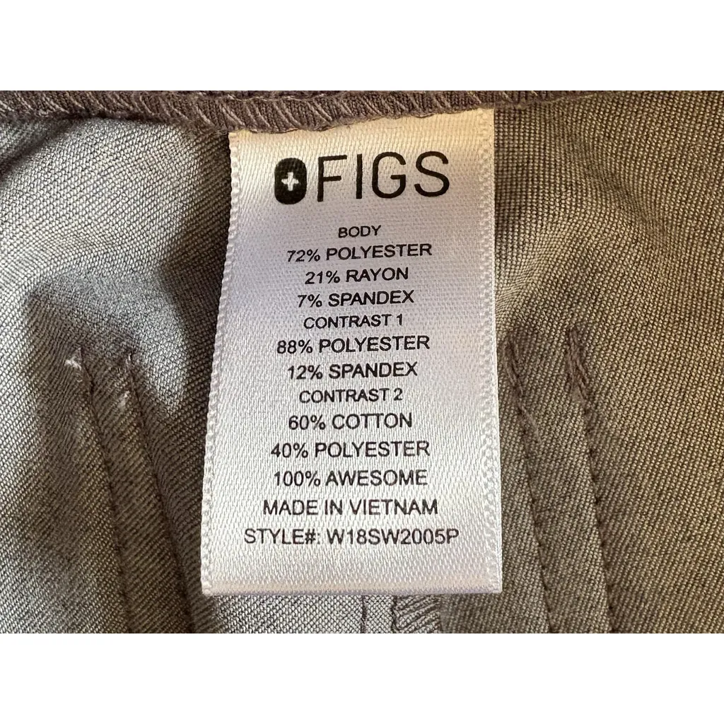 Figs Zamora Jogger Scrub Pants Graphite Grey size XXS/P - Image 4
