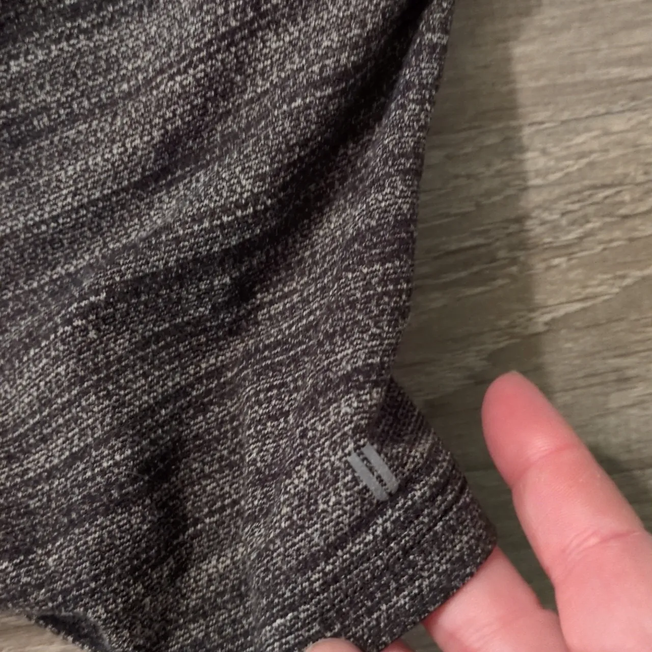 NoBull Black/Gray Heathered Workout Shorts Size Small - Image 6