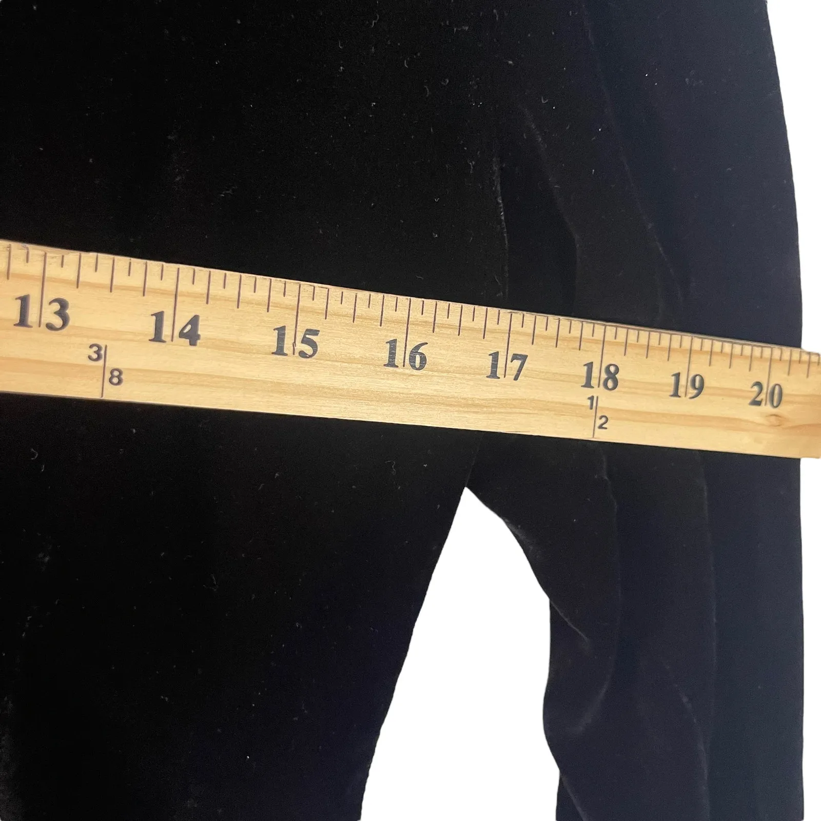 Tianello Size XS Velvet Black Whimsygoth Grunge Collared Button Up‎ Blouse - Image 7