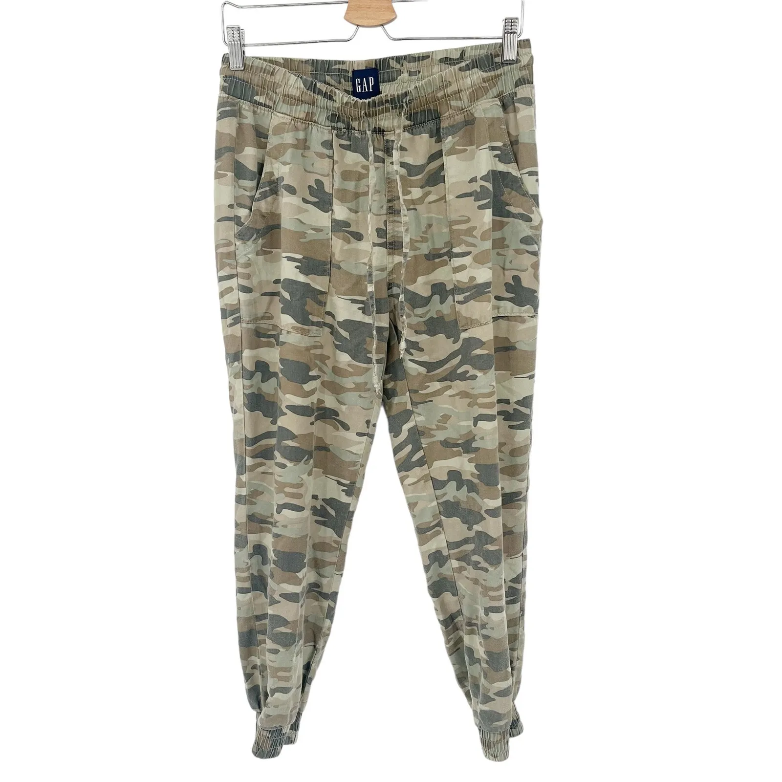 Gap Womens Gorpcore Outdoor Camo Print Athleisure Tencel Jogger‎ Pants Size S - Image 3