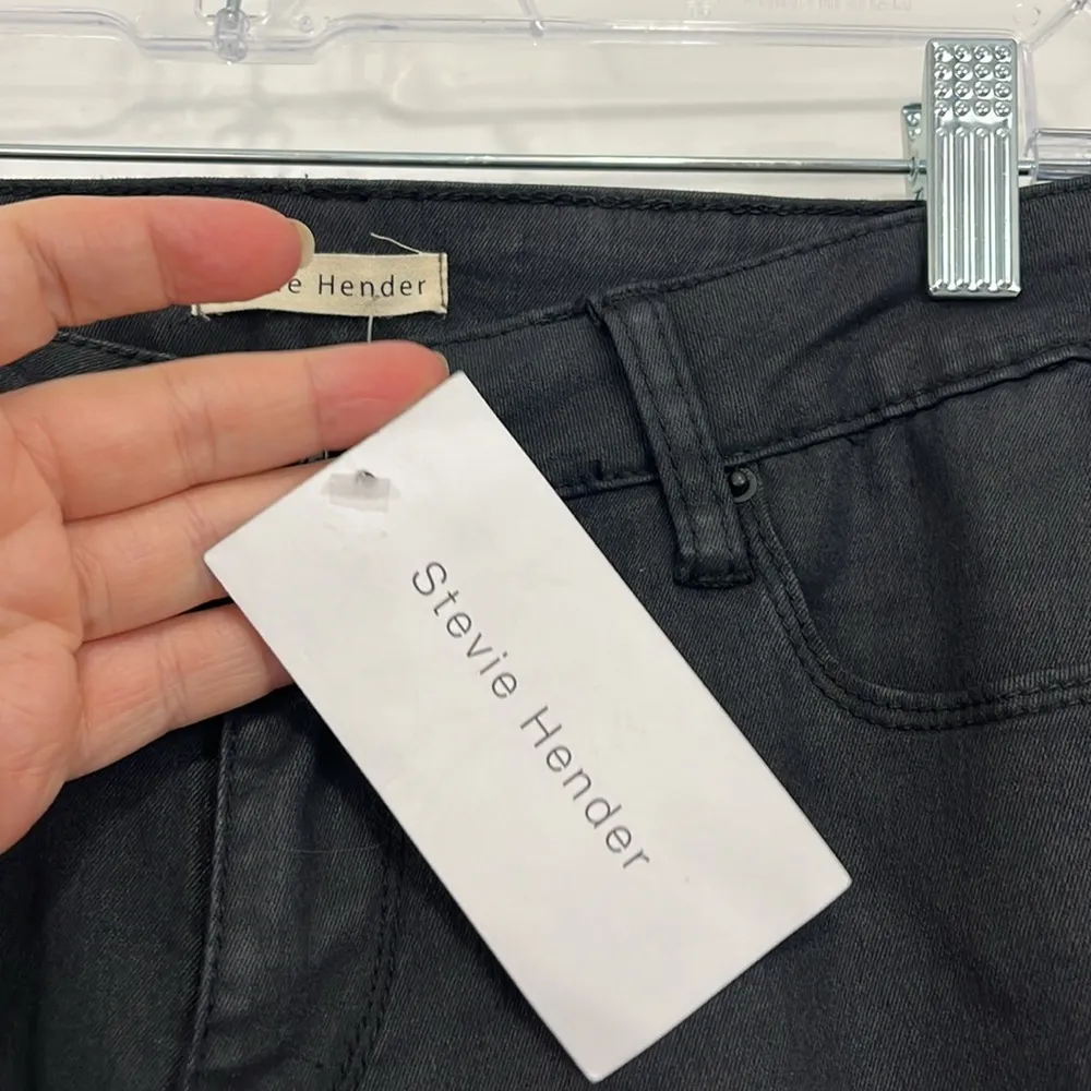 New Stevie Hender Size 9 Black Ankle Skinny Jeans - Image 5