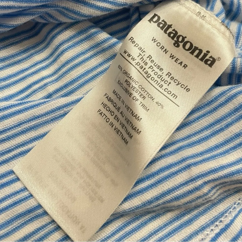 Patagonia Mainstay 3/4 Sleeved in Double Dipper Blue Size XS A10 - Image 6