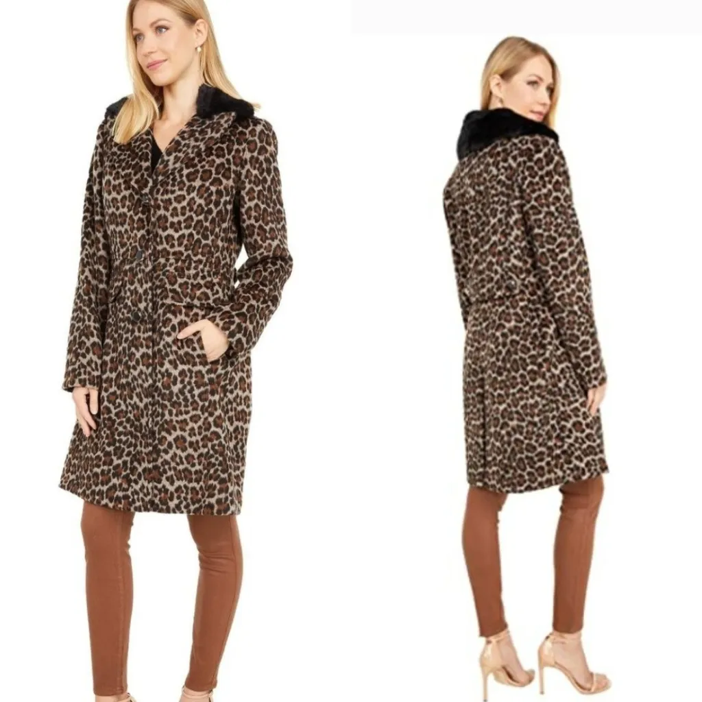 Kate Spade  Leopard Print Coat - Image 11
