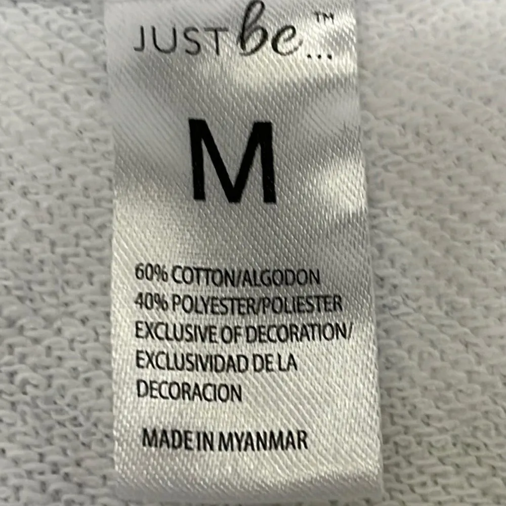 Just Be Green and Blue Tie Dye Soft and Comfy Crewneck Sweatshirt- Medium - Image 6