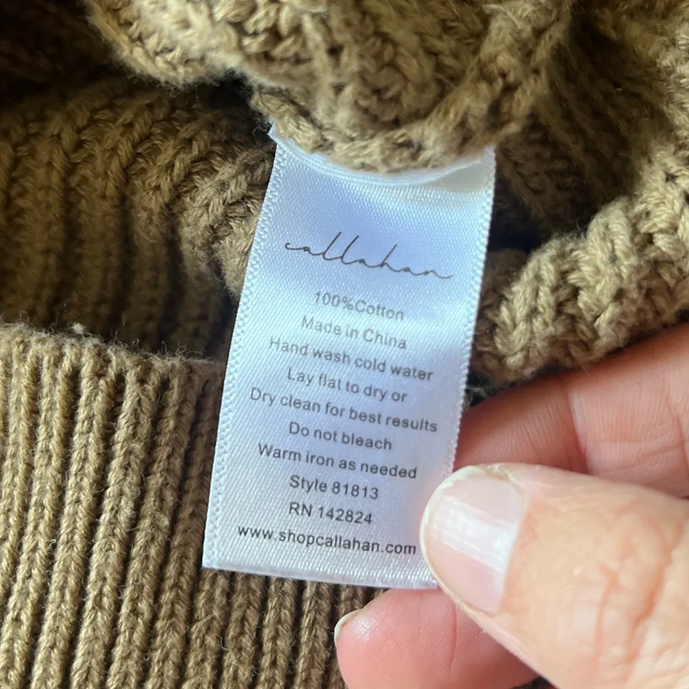 Callahan brown Chunky Knit Sweater - Image 7