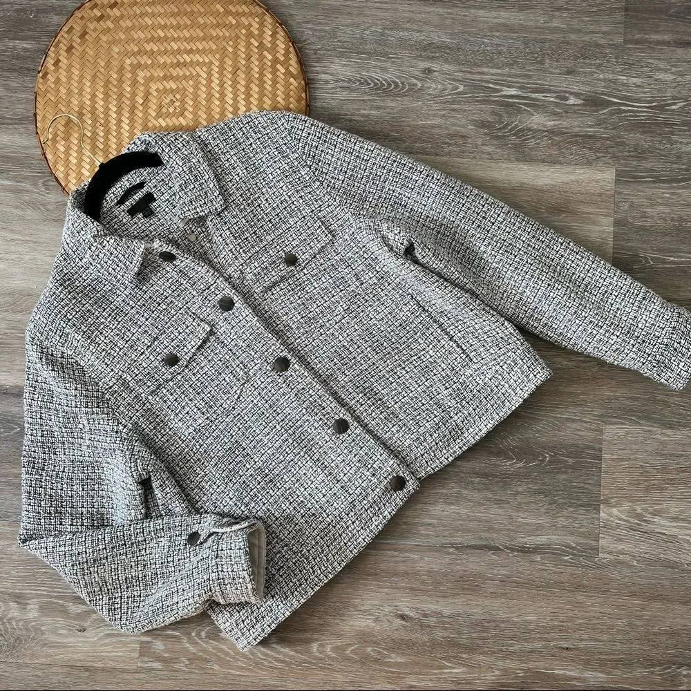 ATM Anthony Thomas‎ melillo tweed cropped shacket Size XL - Image 7
