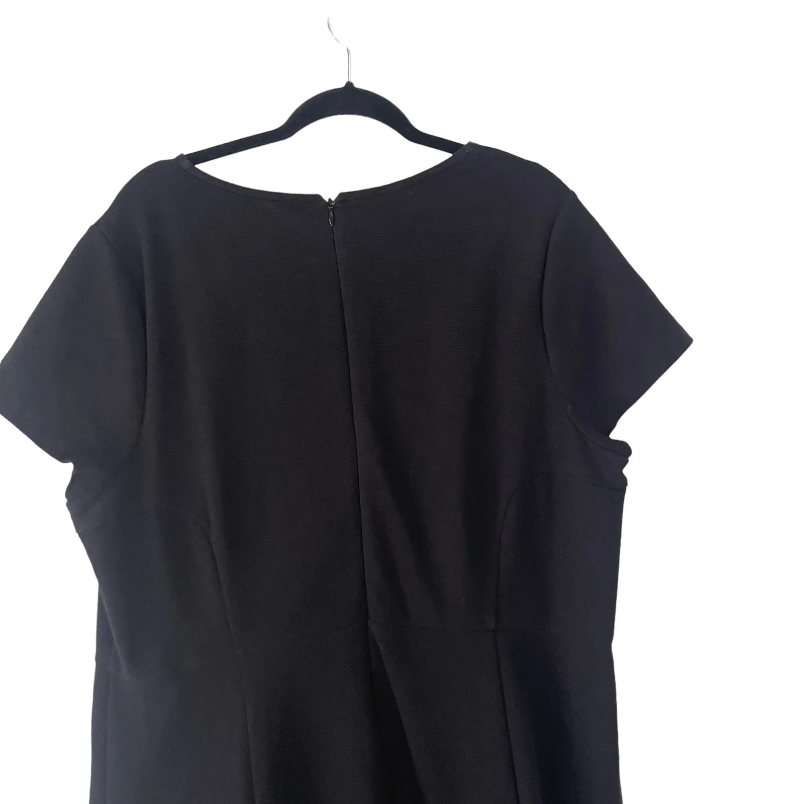 Boden Women's Plus‎ Size 18 Black Short Sleeve Career Midi Dress - Image 5