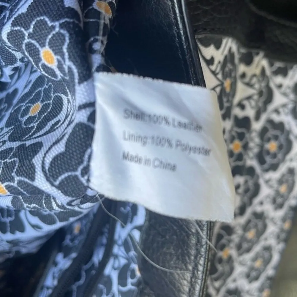 Emma Fox Purse Black Genuine Leather Saddle Bag Preppy Handbag Shoulder Bag - Image 15