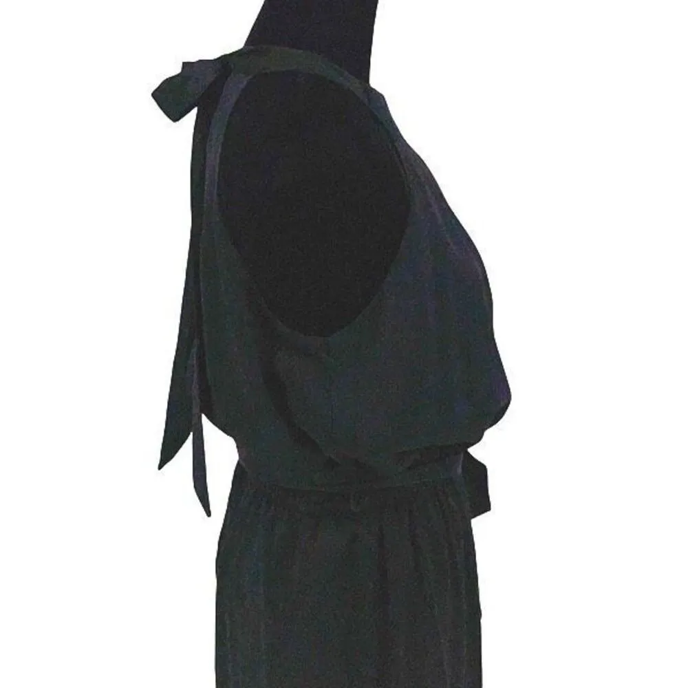 Dress Forum Womens Halter Tie Waist Cut-Out Sleeveless Jumpsuit Black Medium NWT - Image 5