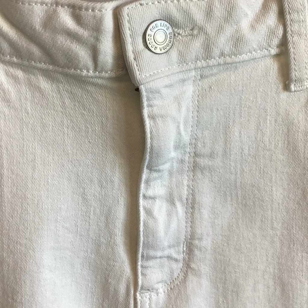 Sonoma Classic straight leg White Jeans - Image 3