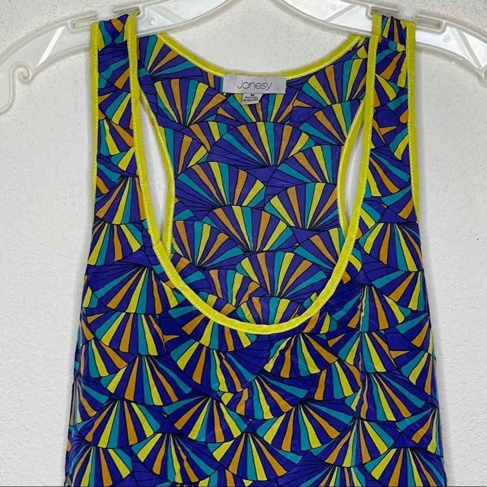 Jonesy Silk Tank Top Blue Size M - Image 2