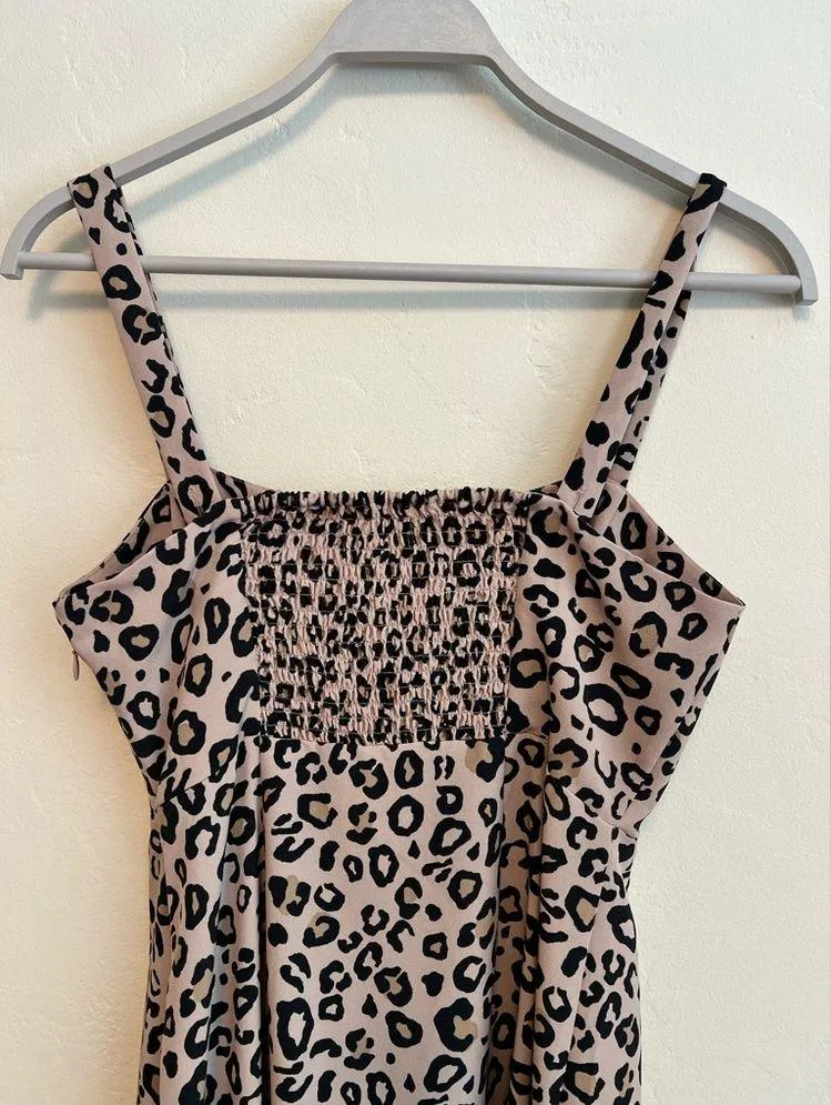 NEW Sanctuary Georgina Cheetah Leopard Print Midi Sundress Size: 4 Small - Image 8