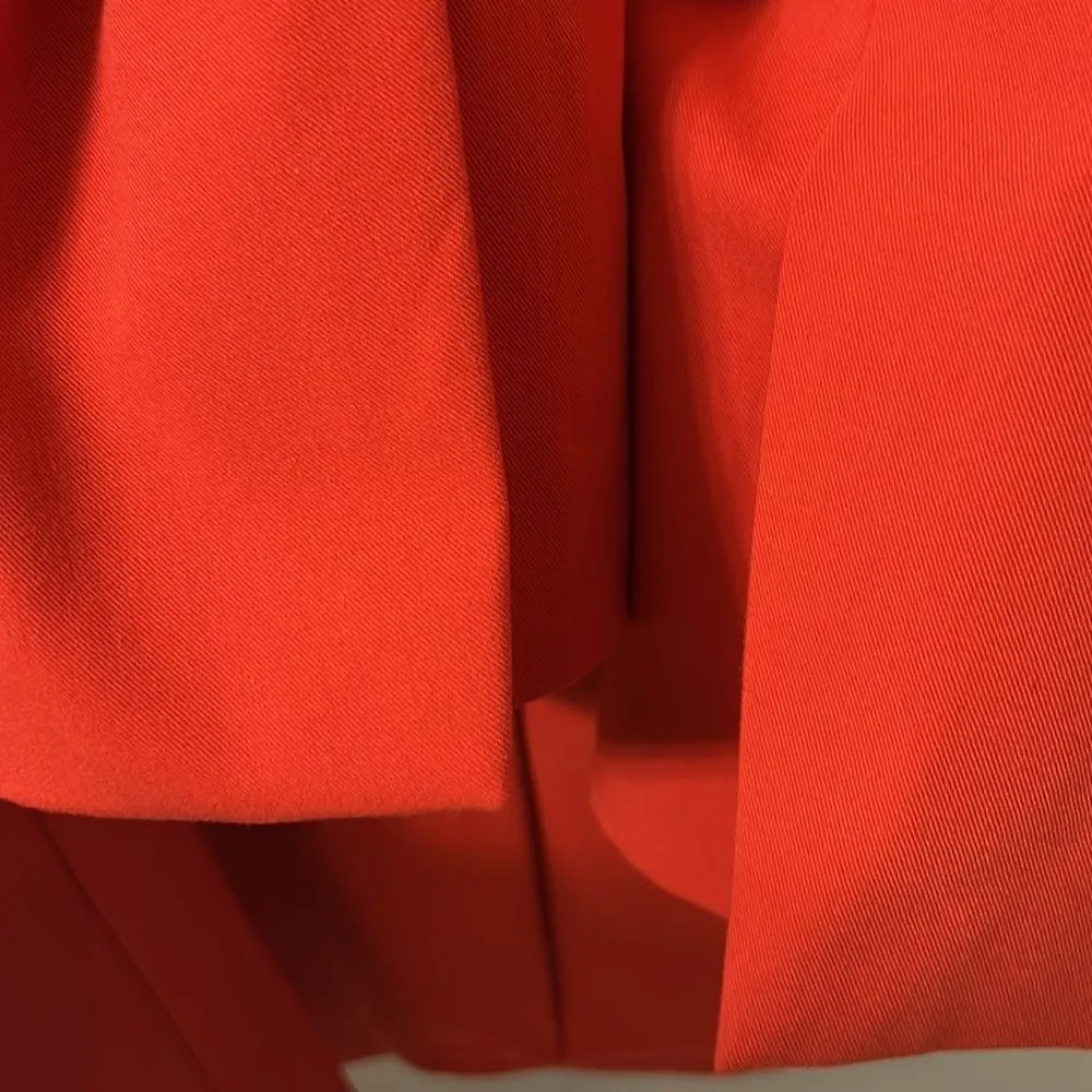 Zara Orange Oversized Wrap Blazer(Size XS/S) - Image 6