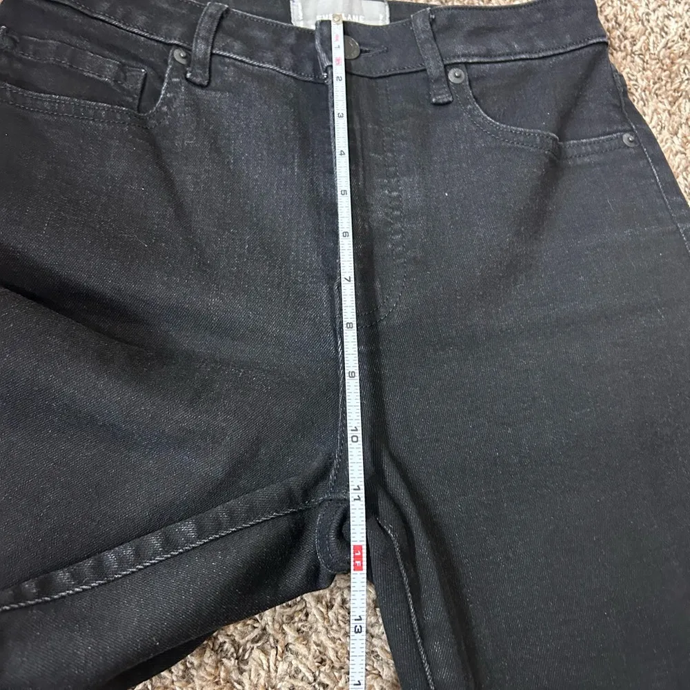 Everlane The Curvy High-Rise Skinny Jean 28 Crop Black Jeans - Image 7