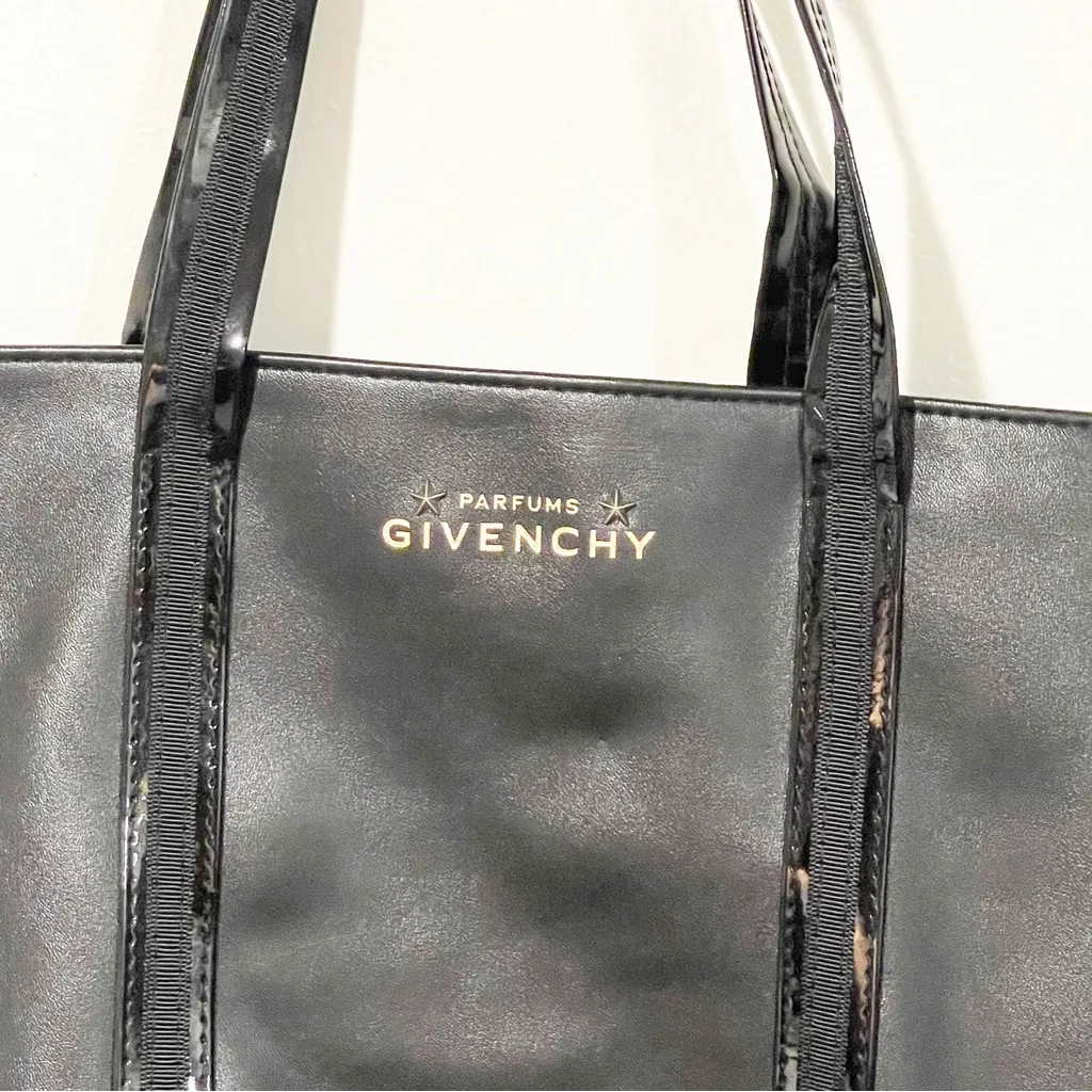 Givenchy Parfumes Black Long Travel Beauty Tote‎ Bag Shoulder Bag - Image 2