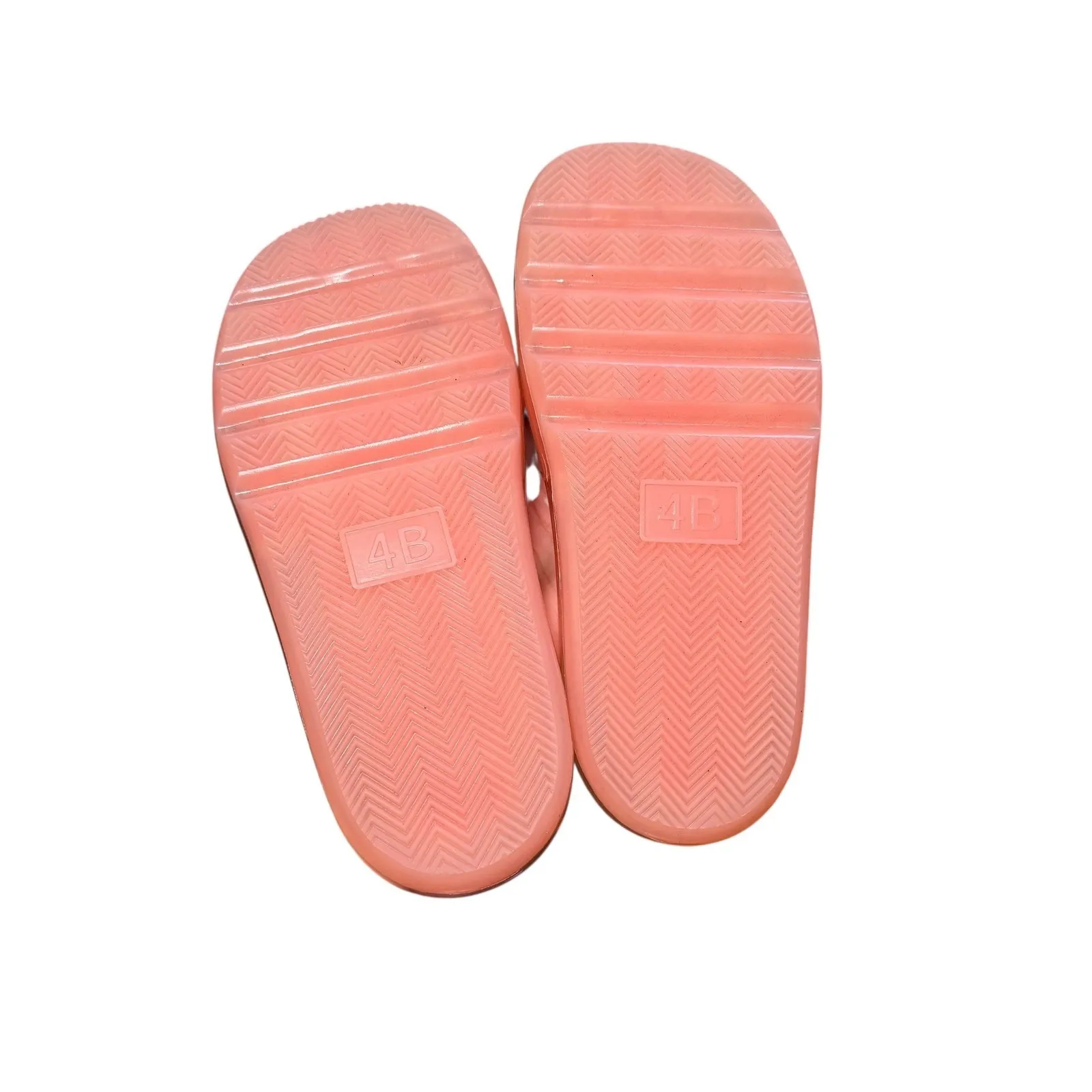 Tory Burch Jelly Slides Sandals Pink Logo Platform Pool Beach Summer 4B‎ - Image 11