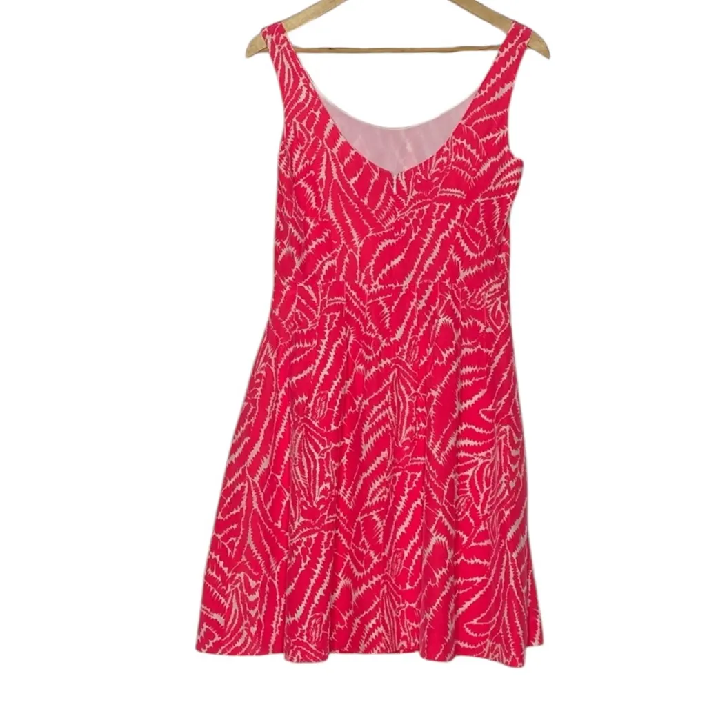 Lilly Pulitzer Show Your Stripes Splash Pink White Posey Sleeveless Silk Dress - Image 7