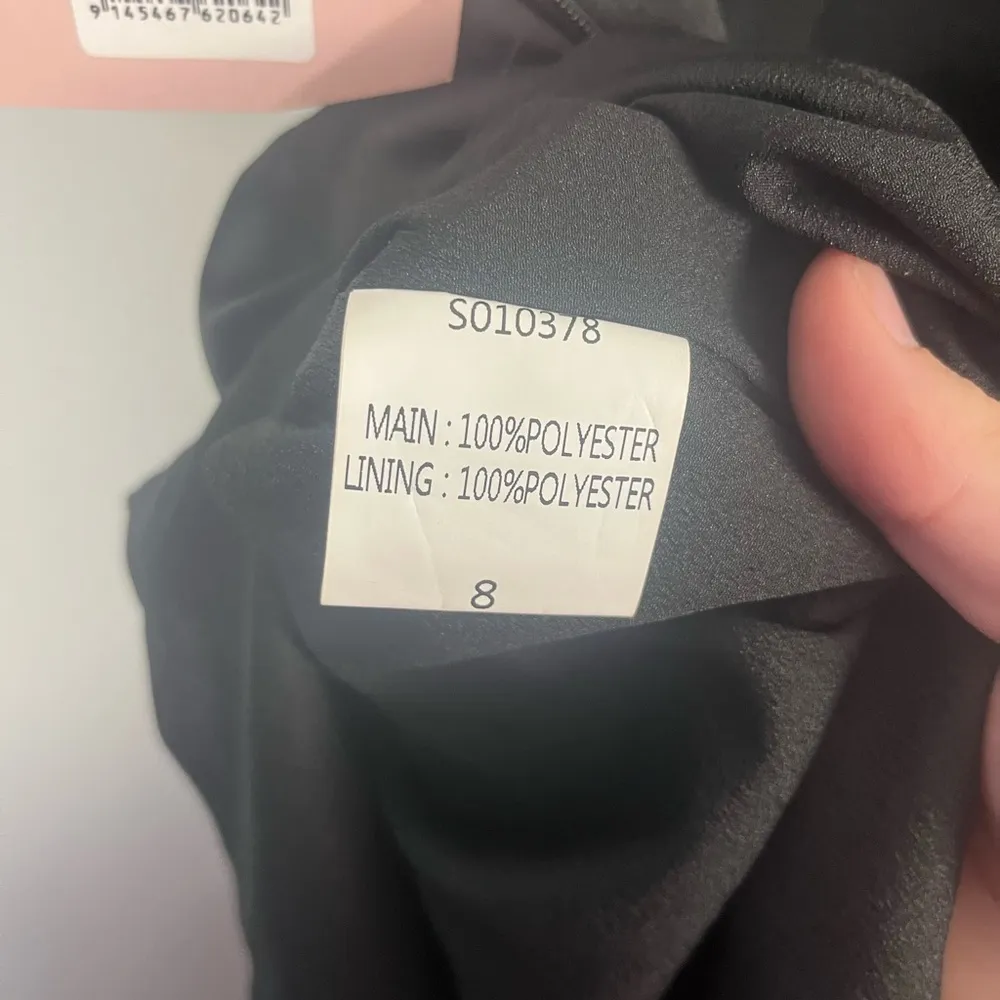 Showpo. MY LOVE IS YOURS DRESS IN BLACK SATIN nwt size 4 - Image 7