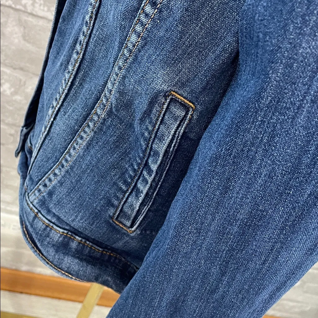 Torrid Dark Blue Denim Jacket - Image 3