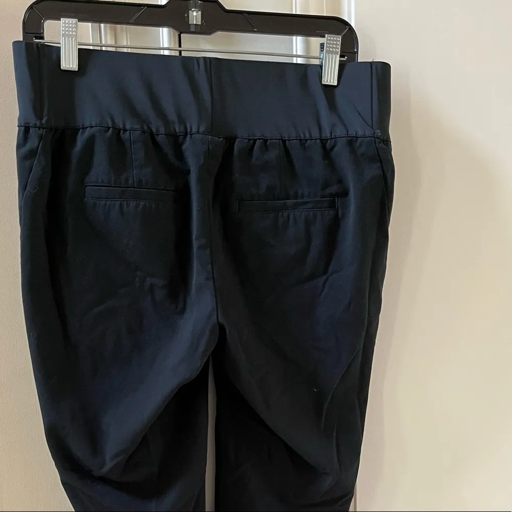 Liz Lange Maternity Lightweight Black Pants Stretchy Waist Womens 6 - Image 6