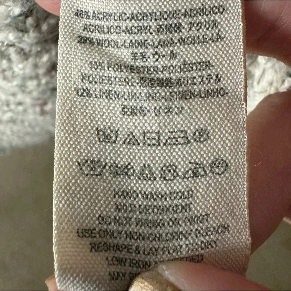 Free People Dylan Tweedy Chunky Oversized Boho Sweater - Image 11