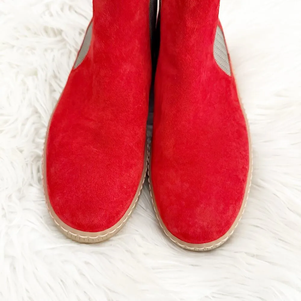 GABOR | Lourdes Red Gray Chelsea Pull - Image 5