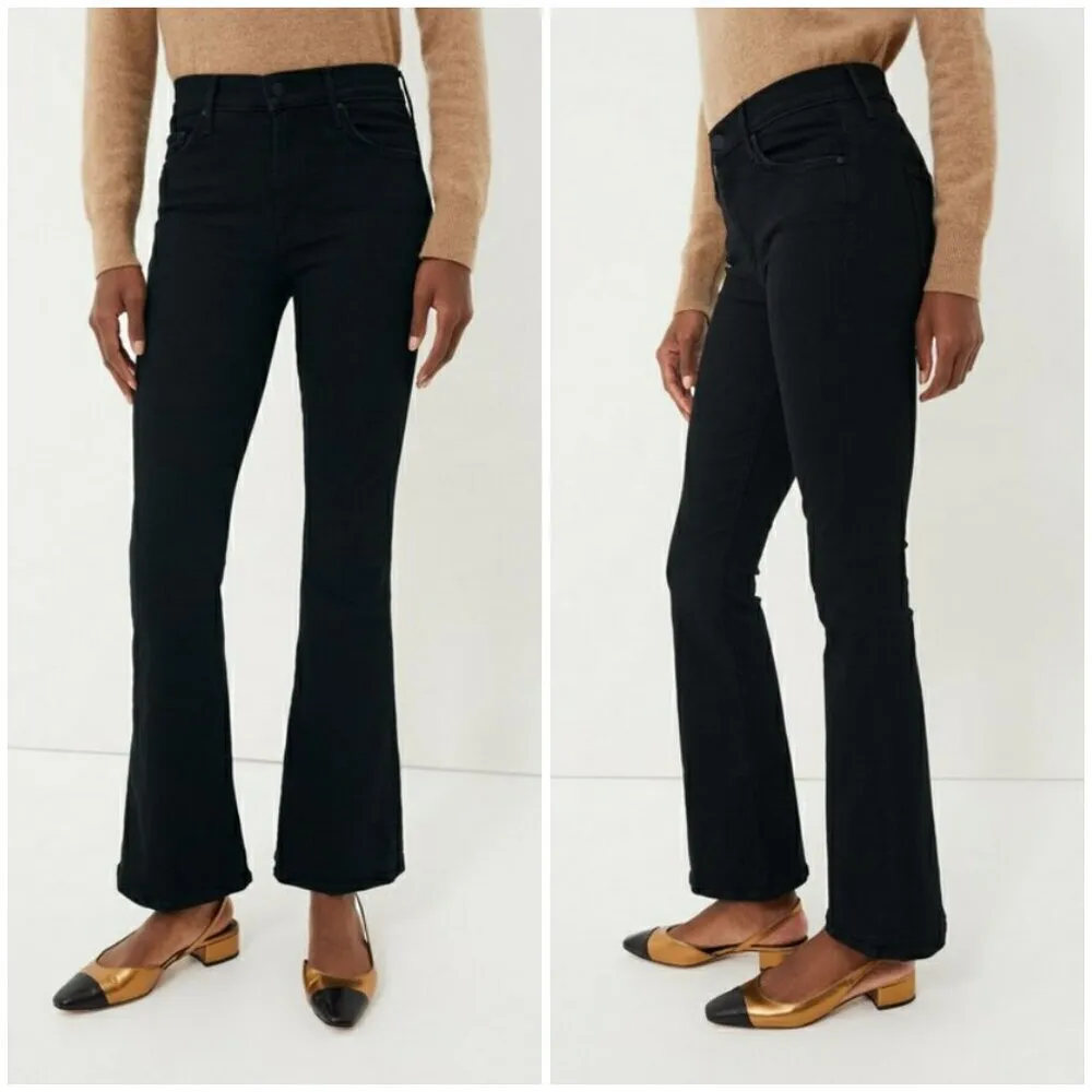 💕MOTHER💕 The Weekender Jeans ~ Not Guilty Black 33 Flare Leg - Image 5