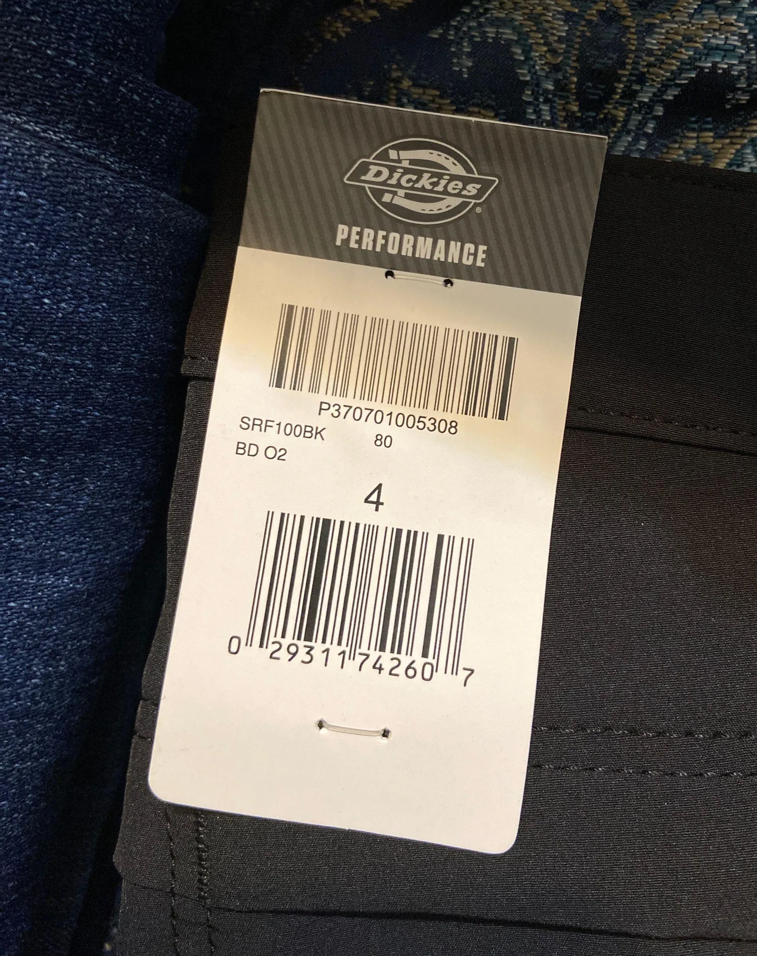 Dickies Black Performance Shorts - Image 3