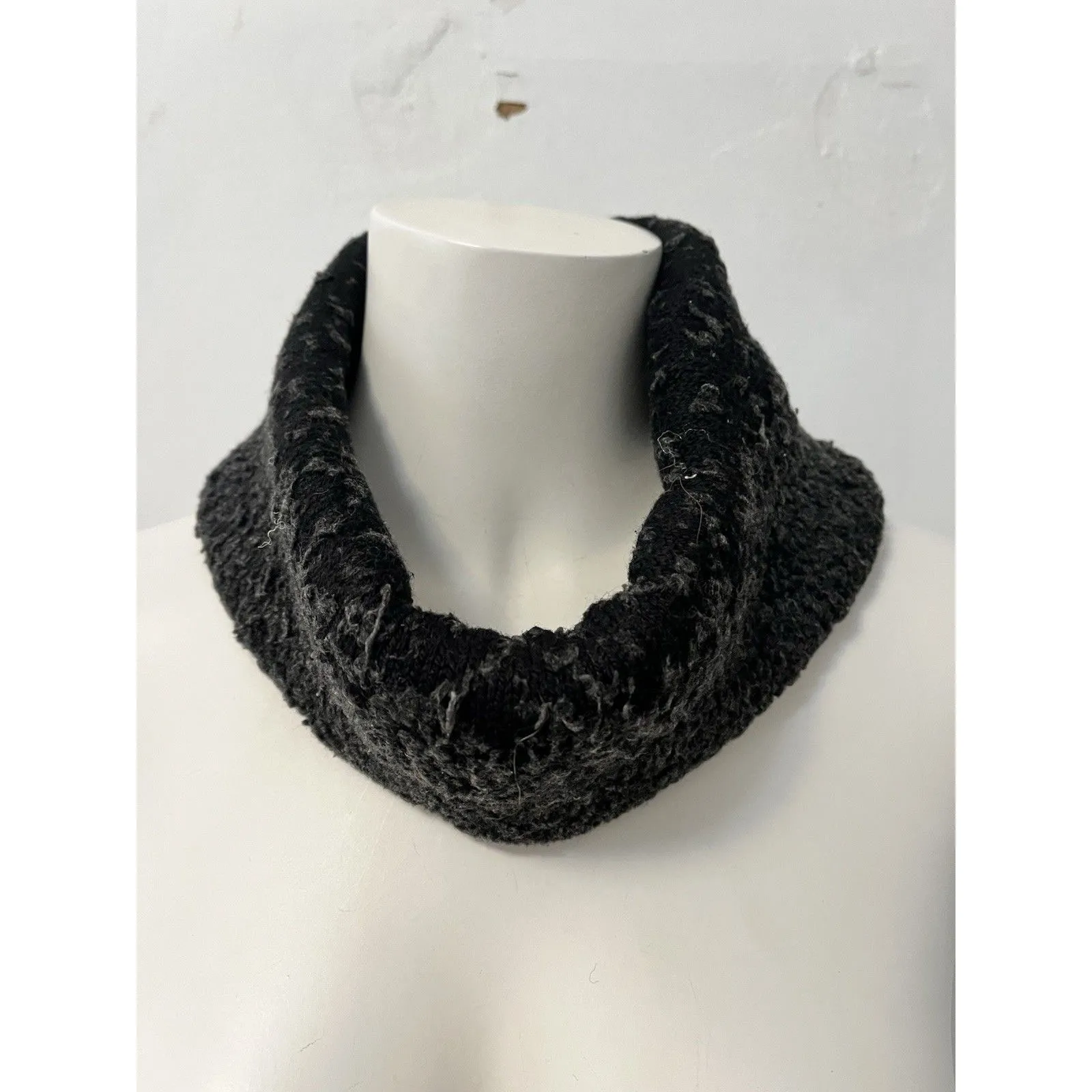 Lululemon black grey Ombre knit wool blend textured ear warmer headband O/S - Image 3