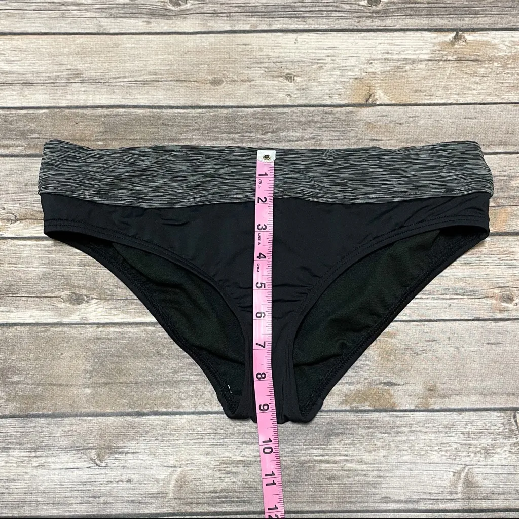 EUC TYR Arvada Riva Classic Bikini Bottoms Striped Black Size L - Image 7